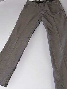Classic Men's Dress Pants in Gray — Professional Tailored Fit NWOT